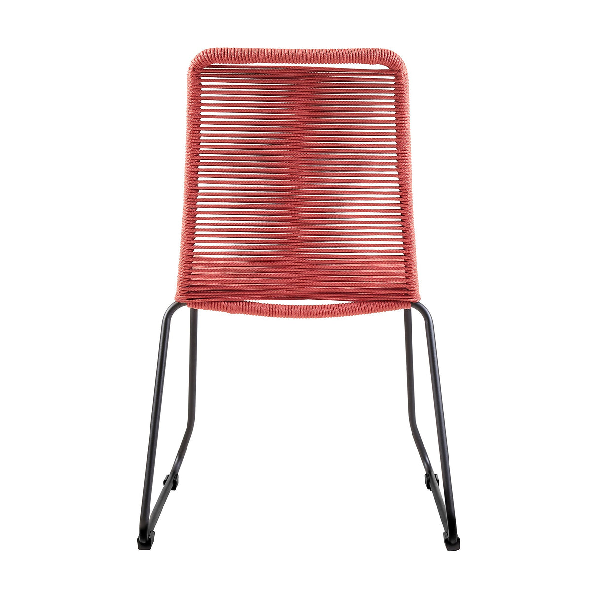 Armen Living Shasta Gpc Steel Rope Polypropelene Outdoor Dining Chair