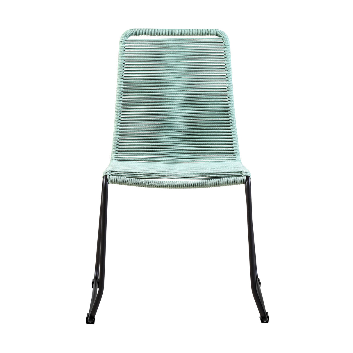 Armen Living Shasta Gpc Steel Rope Polypropelene Outdoor Dining Chair