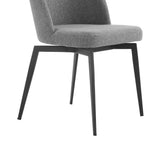 Armen Living Sunny Fabric/Plywood/Metal 100% Polyester Dining Chair