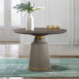 Armen Living Pinni Concrete/ Metal Na Dining Table