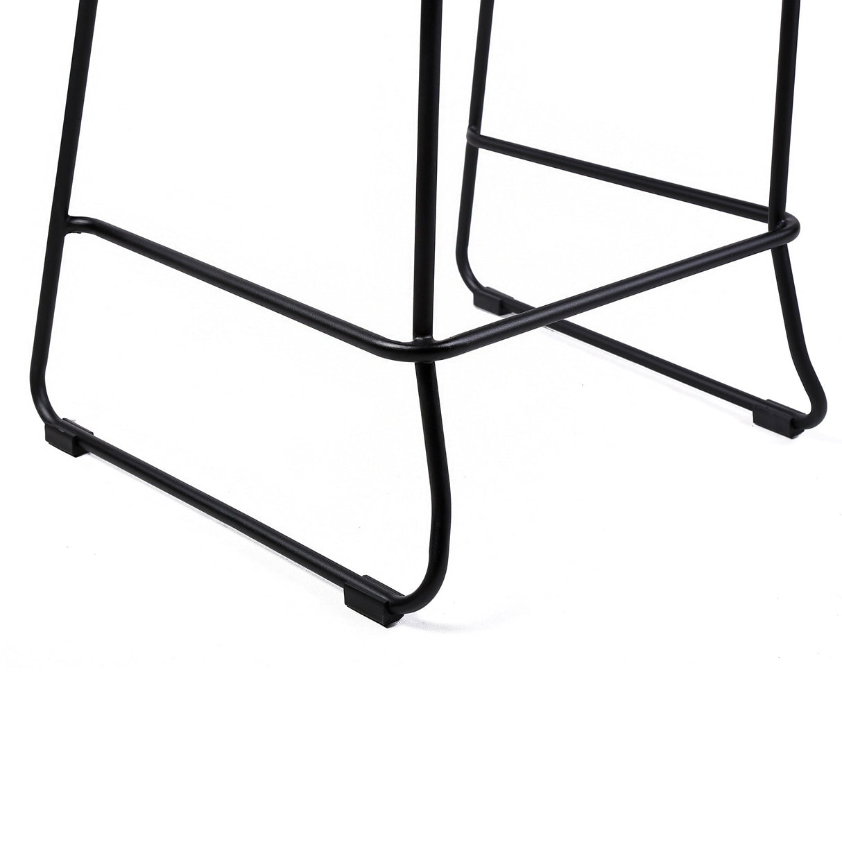 Armen Living Shasta Steel/Rope Polypropolene Outdoor Bar Stools