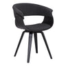 Armen Living Summer Fabric,Plywood 100% Polyester Dining Chair