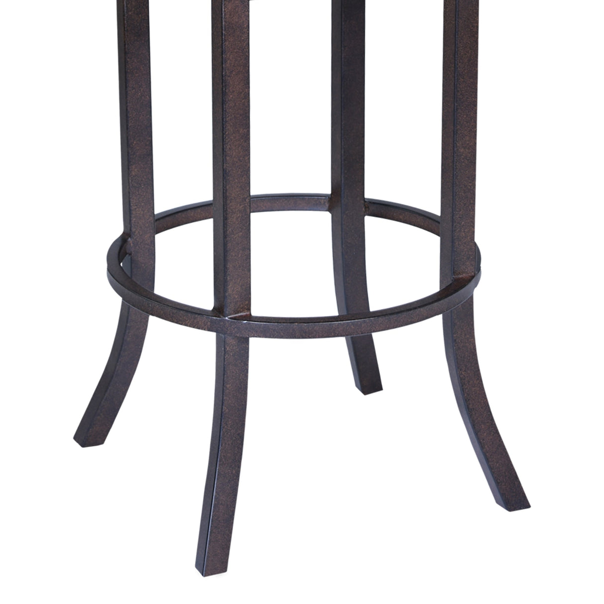 Armen Living Tahiti Metal/Faux Leather/Leatherette 100% Polyurethane Barstool