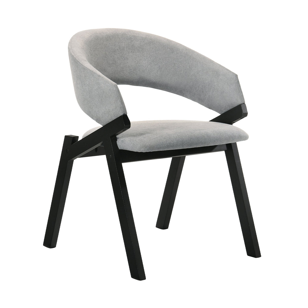 Armen Living Talulah Solid Rubberwood+ Lvl With Foam 100% Polyester Side Chair