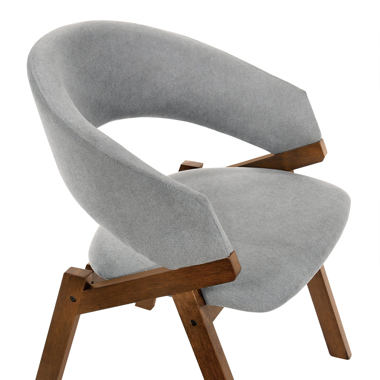 Armen Living Talulah Solid Rubberwood+ Lvl With Foam 100% Polyester Side Chair