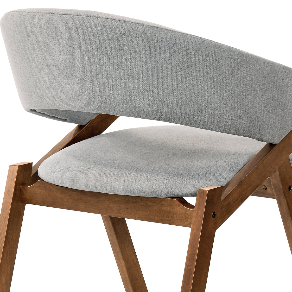 Armen Living Talulah Solid Rubberwood+ Lvl With Foam 100% Polyester Side Chair