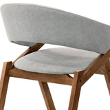 Armen Living Talulah Solid Rubberwood+ Lvl With Foam 100% Polyester Side Chair