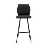 Armen Living Tandy Metal/Faux Leather 100% Polyurethane Bar Stool