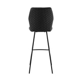 Armen Living Tandy Metal/Faux Leather 100% Polyurethane Bar Stool