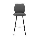 Armen Living Tandy Metal/Faux Leather 100% Polyurethane Bar Stool