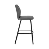 Armen Living Tandy Metal/Faux Leather 100% Polyurethane Bar Stool