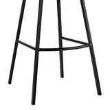 Armen Living Tandy Metal/Faux Leather 100% Polyurethane Bar Stool