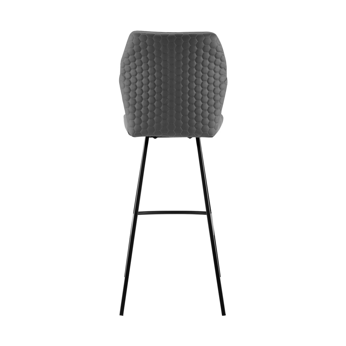 Armen Living Tandy Metal/Faux Leather 100% Polyurethane Bar Stool