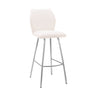 Armen Living Tandy Steel/Faux Leather 100% Polyurethane Bar Stool