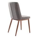 Armen Living Wade Fabric/Sponge/Plywood/Solid Ash 100% Polyester Dining Chair