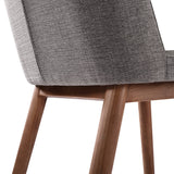 Armen Living Wade Fabric/Sponge/Plywood/Solid Ash 100% Polyester Dining Chair