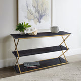 Armen Living Westlake Wood/Metal Console Table