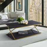 Armen Living Westlake Wood/Metal Coffee Table