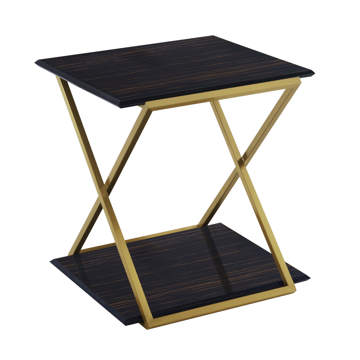 Armen Living Westlake Wood/Metal End Table