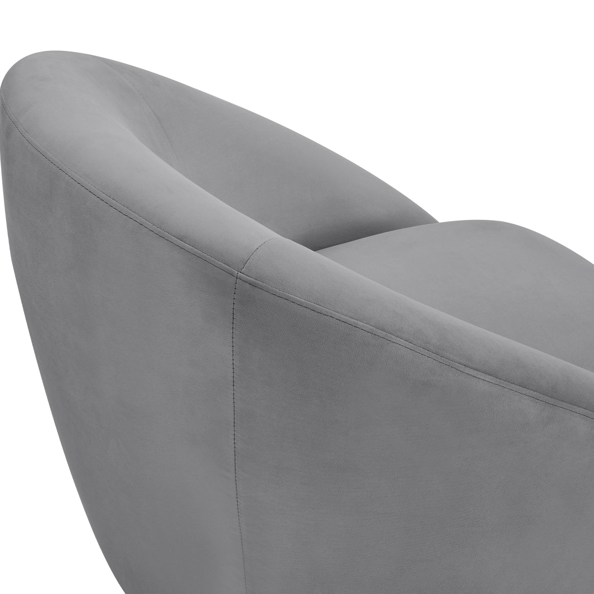 Armen Living Yves Eucalyptus/Carb P2 Plywood,Z-Spring,Foam,Fabric,Metal Rotation Base 100% Polyester Swivel Chair