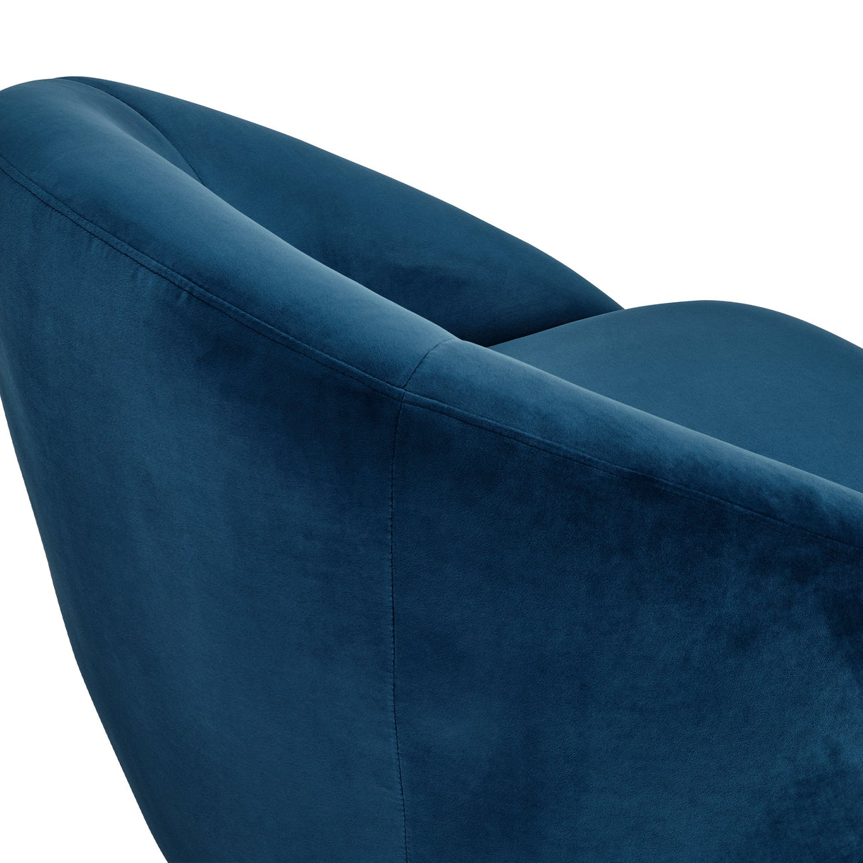 Armen Living Yves Eucalyptus/Carb P2 Plywood,Z-Spring,Foam,Fabric,Metal Rotation Base 100% Polyester Swivel Chair