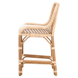 Essentials For Living Woven Laguna Counter Stool 6833CS.NAT-R/WHT/NR