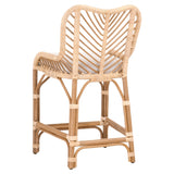 Essentials For Living Woven Laguna Counter Stool 6833CS.NAT-R/WHT/NR