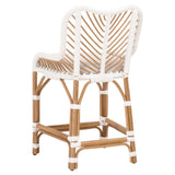 Essentials For Living Woven Laguna Counter Stool 6833CS.WHT-S/WHT/NR