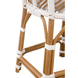 Essentials For Living Woven Laguna Counter Stool 6833CS.WHT-S/WHT/NR