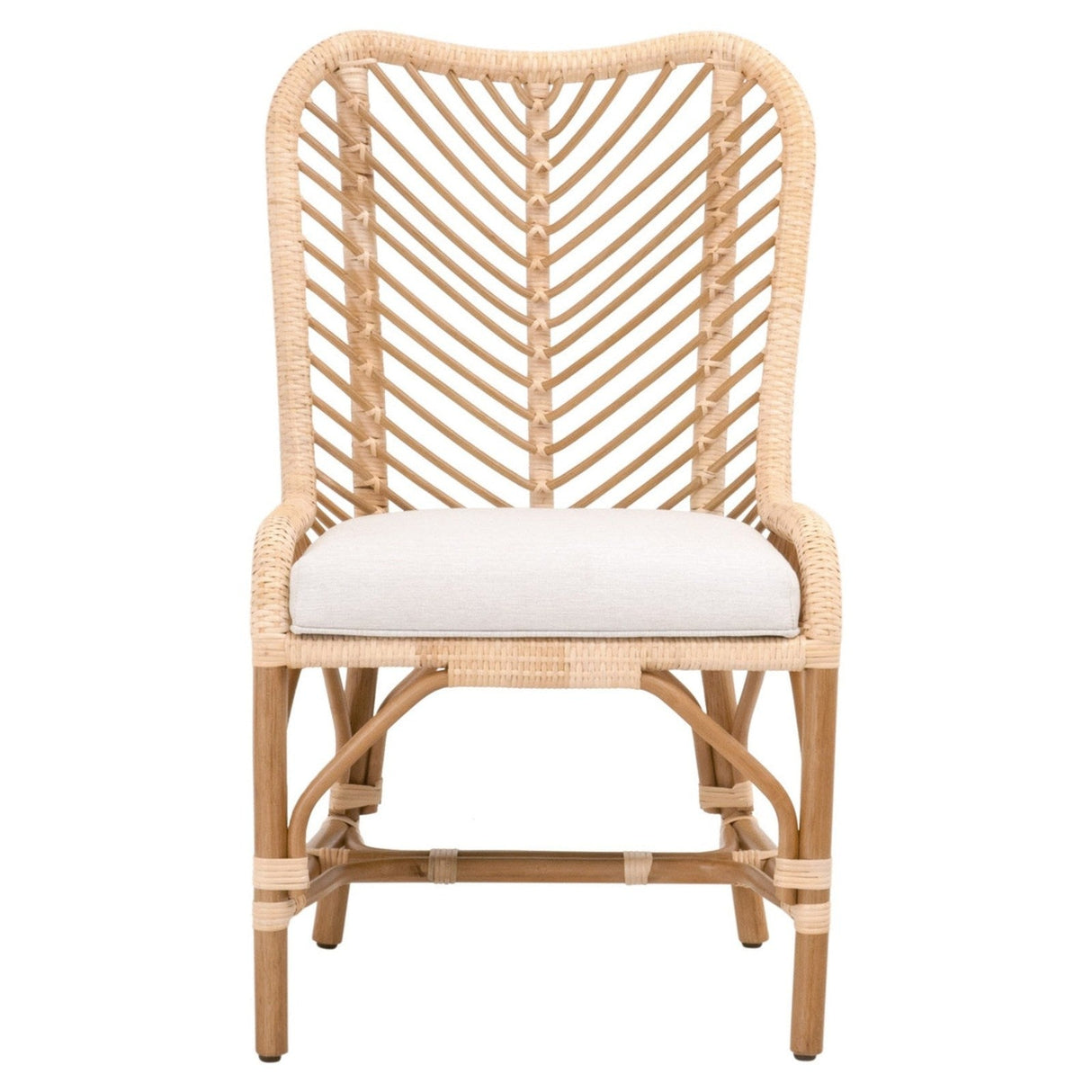 Essentials For Living Woven Laguna Dining Chair, Set of 2 6833.NAT-R/WHT/NR