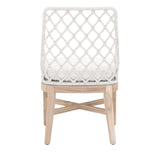 Essentials For Living Woven - Outdoor Lattis Outdoor Dining Chair 6803.WHT/WHT/GT