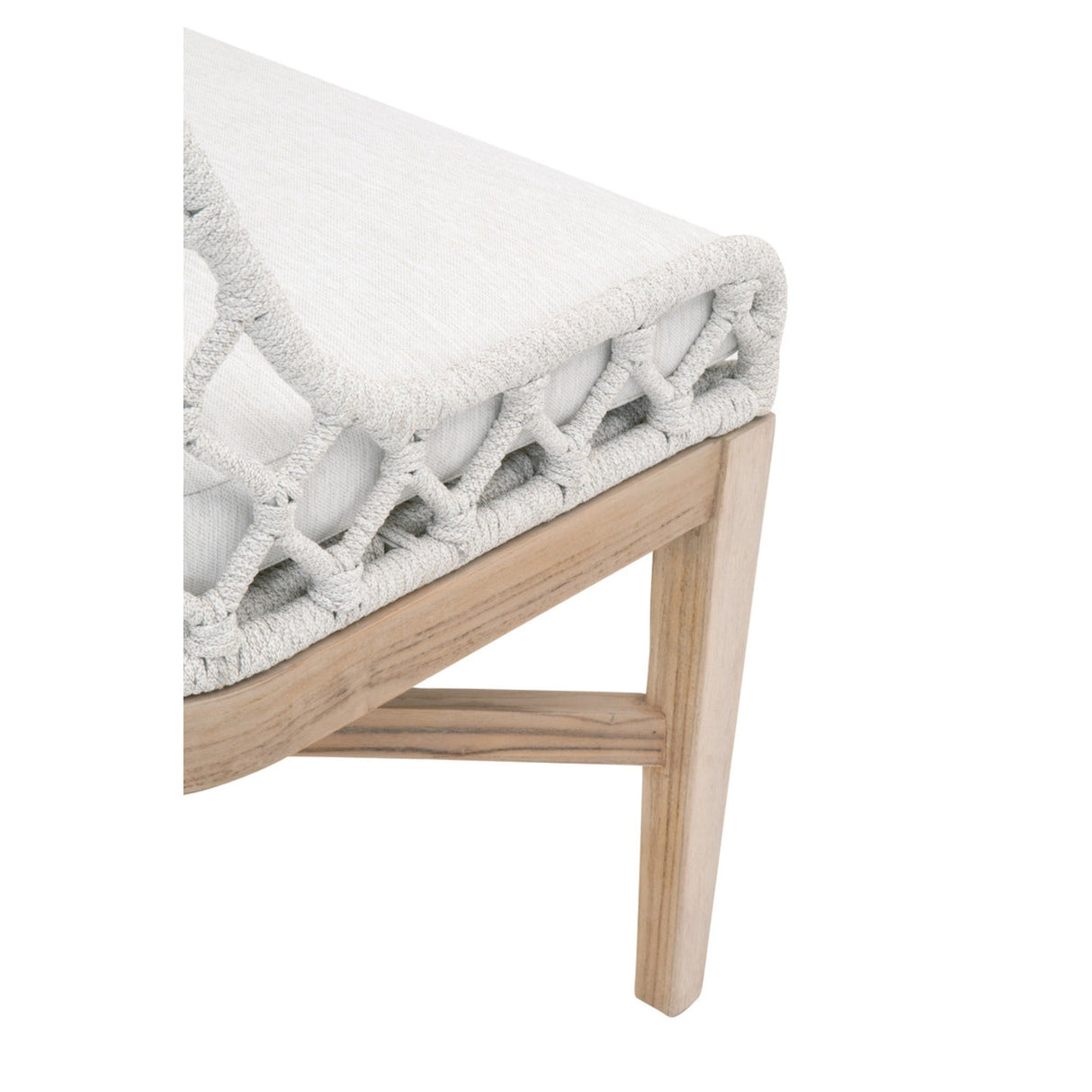 Essentials For Living Woven - Outdoor Lattis Outdoor Dining Chair 6803.WHT/WHT/GT