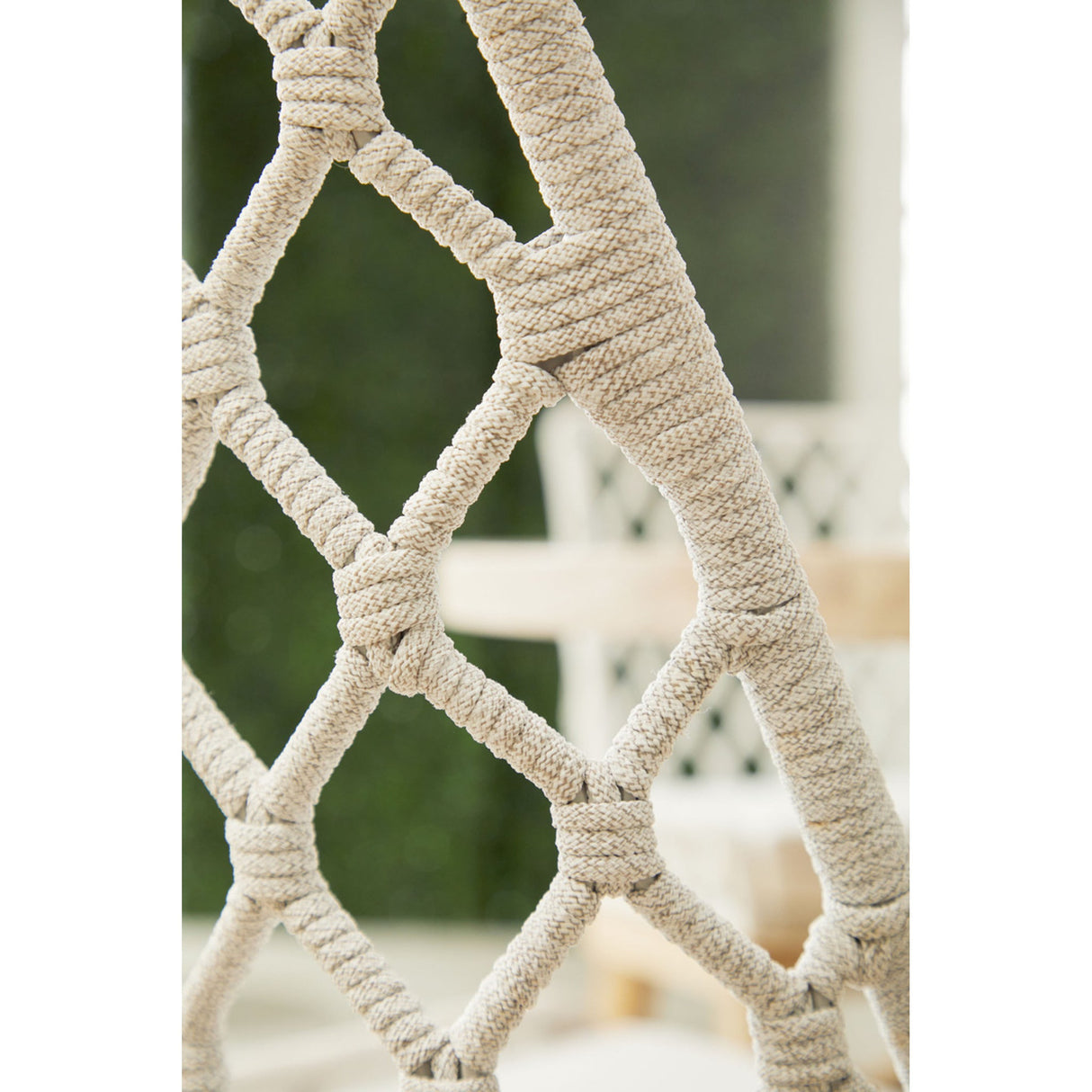 Essentials For Living Woven - Outdoor Lattis Outdoor Dining Chair 6803.WHT/WHT/GT