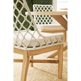 Essentials For Living Woven - Outdoor Lattis Outdoor Dining Chair 6803.WHT/WHT/GT