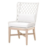 Essentials For Living Woven - Outdoor Lattis Outdoor Wing Chair 6804.WHT/WHT/GT