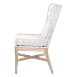 Essentials For Living Woven - Outdoor Lattis Outdoor Wing Chair 6804.WHT/WHT/GT