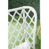 Essentials For Living Woven - Outdoor Lattis Outdoor Wing Chair 6804.WHT/WHT/GT