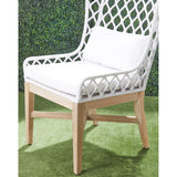 Essentials For Living Woven - Outdoor Lattis Outdoor Wing Chair 6804.WHT/WHT/GT