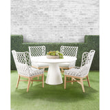 Essentials For Living Woven - Outdoor Lattis Outdoor Wing Chair 6804.WHT/WHT/GT