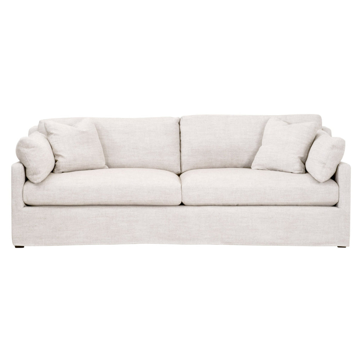 Essentials For Living Stitch & Hand - Upholstery Lena 95" Slope Arm Slipcover Sofa 6603-3.BISQ