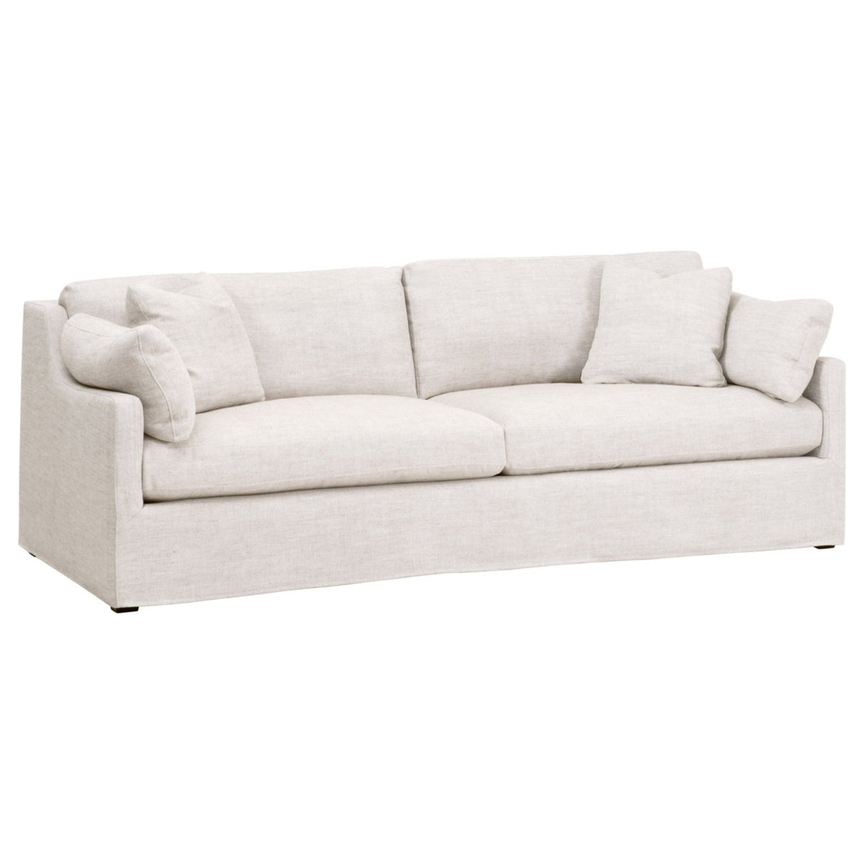 Essentials For Living Stitch & Hand - Upholstery Lena 95" Slope Arm Slipcover Sofa 6603-3.BISQ