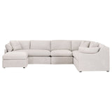 Essentials For Living Stitch & Hand - Upholstery Lena Modular Slipcover Ottoman 6603-0.BISQ