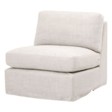 Essentials For Living Stitch & Hand - Upholstery Lena Modular Slipcover 1-Seat Armless Chair 6603-1S.BISQ