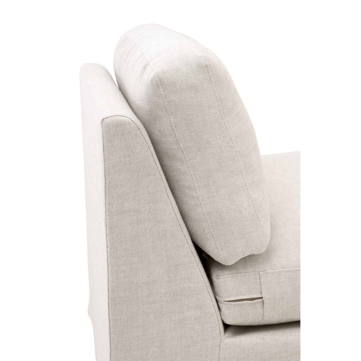 Essentials For Living Stitch & Hand - Upholstery Lena Modular Slipcover 1-Seat Armless Chair 6603-1S.BISQ