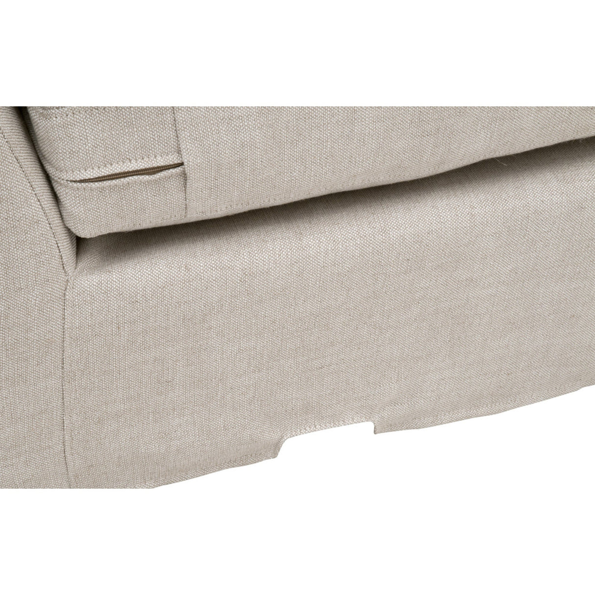 Essentials For Living Stitch & Hand - Upholstery Lena Modular Slipcover 1-Seat Armless Chair 6603-1S.BISQ