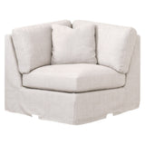 Essentials For Living Stitch & Hand - Upholstery Lena Modular Slipcover Corner Chair 6603-CRN.BISQ