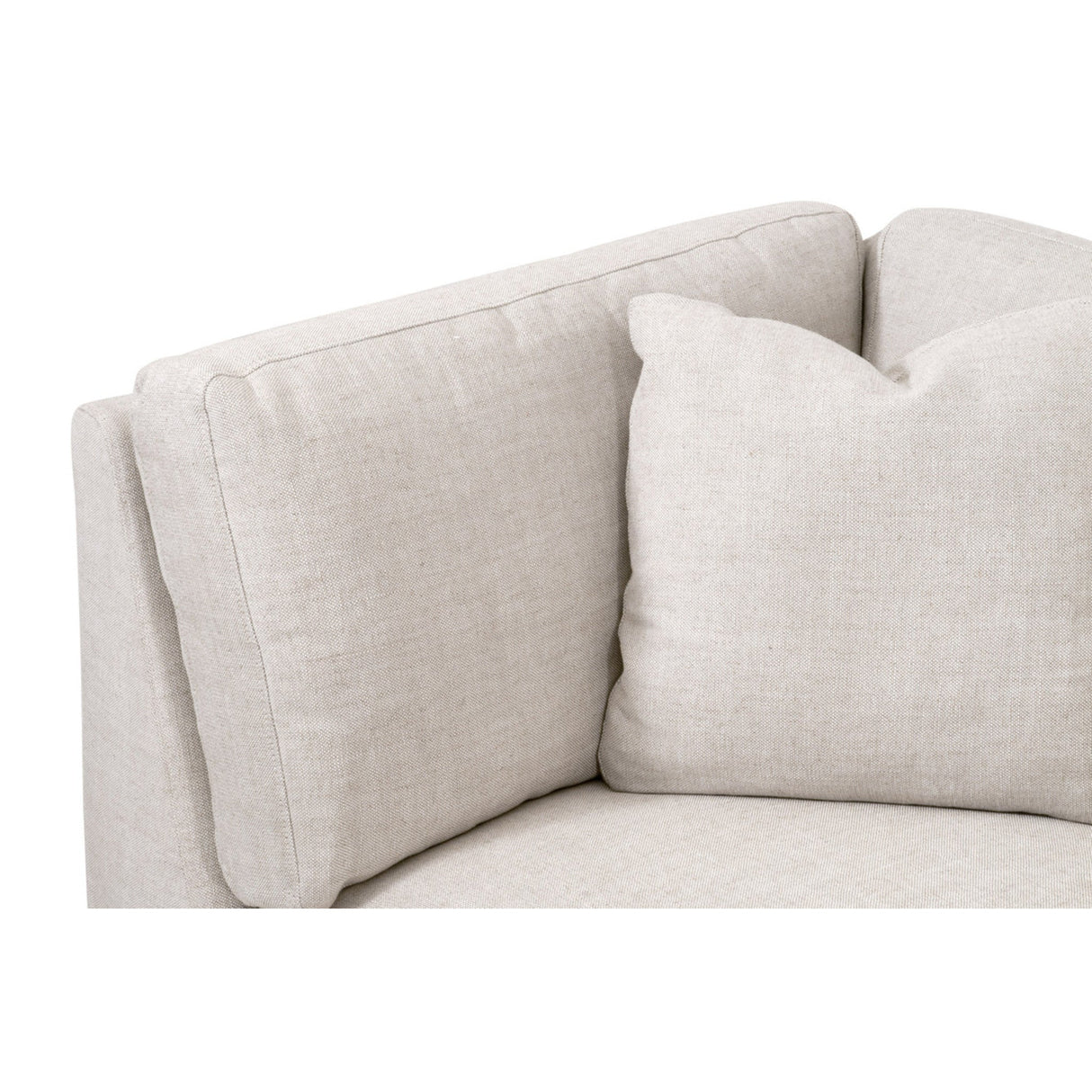 Essentials For Living Stitch & Hand - Upholstery Lena Modular Slipcover Corner Chair 6603-CRN.BISQ