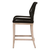 Essentials For Living Woven Loom Limited Edition Counter Stool 6808CS.BLK/WHT/NG