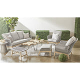 Essentials For Living Woven - Outdoor Loom Outdoor 79" Sofa 6817-3.PLA/SG/GT