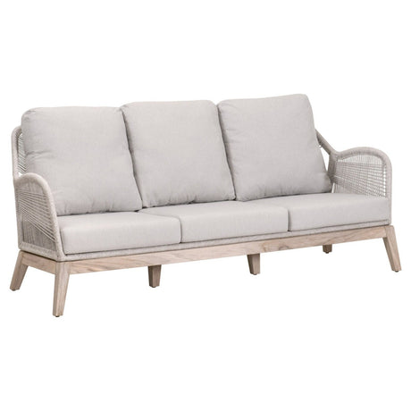 Essentials For Living Woven - Outdoor Loom Outdoor 79" Sofa 6817-3.WTA/PUM/GT